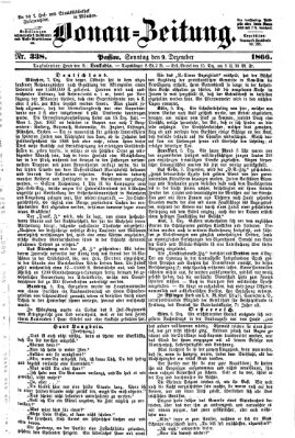 Donau-Zeitung Sonntag 9. Dezember 1866