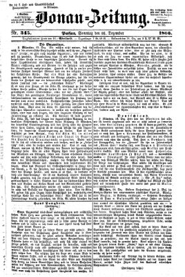 Donau-Zeitung Sonntag 16. Dezember 1866