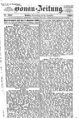 Donau-Zeitung Donnerstag 20. Dezember 1866