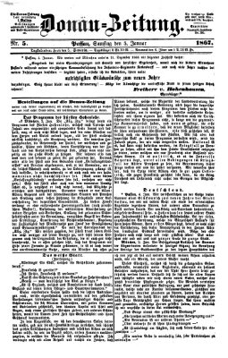 Donau-Zeitung Samstag 5. Januar 1867