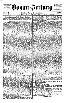 Donau-Zeitung Montag 14. Januar 1867