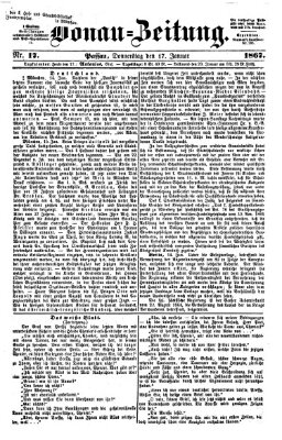 Donau-Zeitung Donnerstag 17. Januar 1867