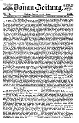 Donau-Zeitung Samstag 19. Januar 1867