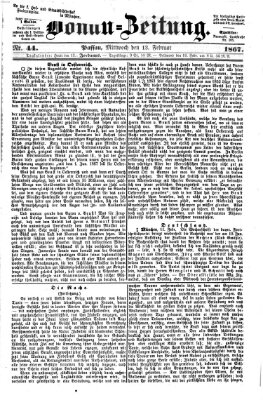 Donau-Zeitung Mittwoch 13. Februar 1867