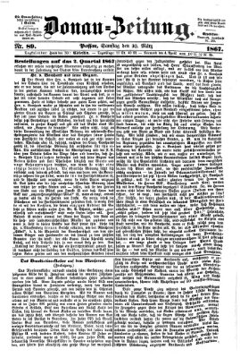 Donau-Zeitung Samstag 30. März 1867