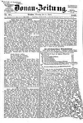 Donau-Zeitung Montag 8. April 1867