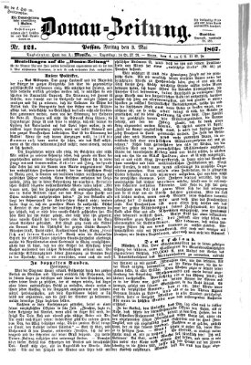 Donau-Zeitung Freitag 3. Mai 1867