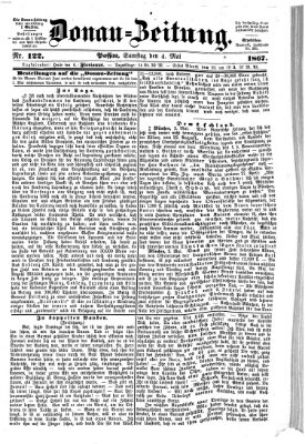 Donau-Zeitung Samstag 4. Mai 1867