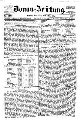 Donau-Zeitung Donnerstag 30. Mai 1867