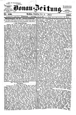 Donau-Zeitung Samstag 1. Juni 1867