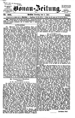 Donau-Zeitung Dienstag 9. Juli 1867