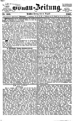 Donau-Zeitung Freitag 9. August 1867