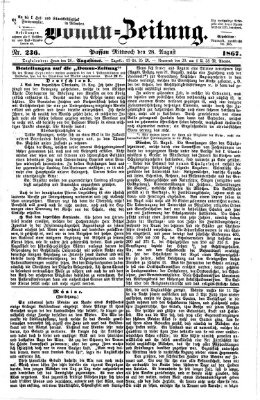 Donau-Zeitung Mittwoch 28. August 1867