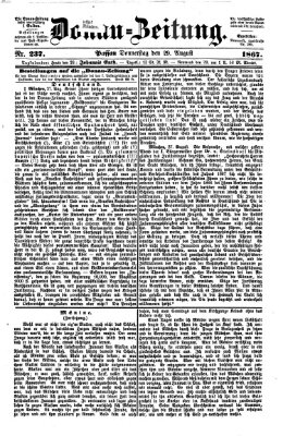 Donau-Zeitung Donnerstag 29. August 1867