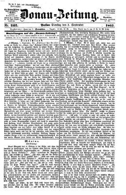 Donau-Zeitung Dienstag 3. September 1867