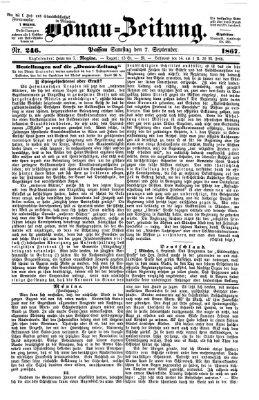 Donau-Zeitung Samstag 7. September 1867