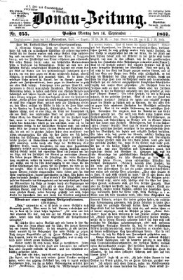 Donau-Zeitung Montag 16. September 1867