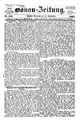 Donau-Zeitung Mittwoch 18. September 1867