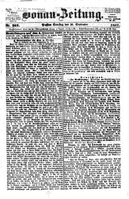 Donau-Zeitung Samstag 28. September 1867