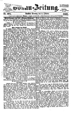 Donau-Zeitung Sonntag 6. Oktober 1867