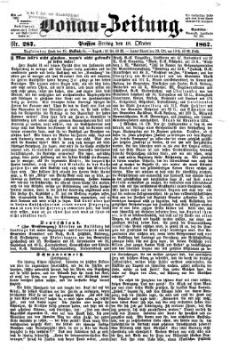 Donau-Zeitung Freitag 18. Oktober 1867