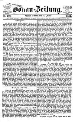 Donau-Zeitung Samstag 19. Oktober 1867