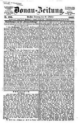 Donau-Zeitung Sonntag 27. Oktober 1867