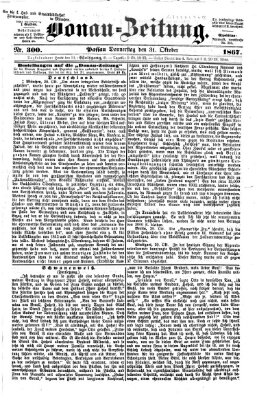 Donau-Zeitung Donnerstag 31. Oktober 1867