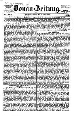 Donau-Zeitung Dienstag 5. November 1867