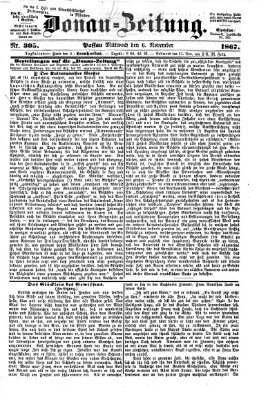 Donau-Zeitung Mittwoch 6. November 1867