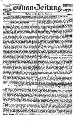 Donau-Zeitung Freitag 29. November 1867