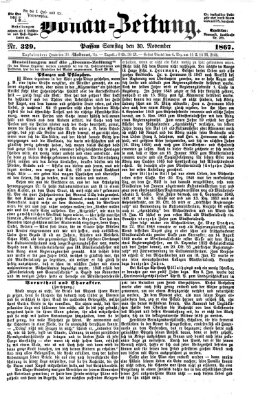 Donau-Zeitung Samstag 30. November 1867