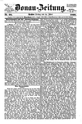 Donau-Zeitung Freitag 24. Januar 1868