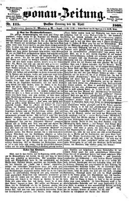 Donau-Zeitung Sonntag 26. April 1868