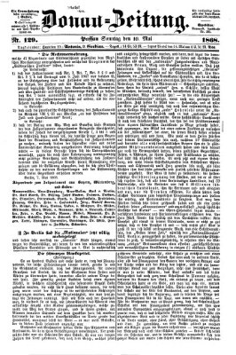 Donau-Zeitung Sonntag 10. Mai 1868