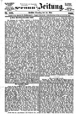 Donau-Zeitung Samstag 23. Mai 1868