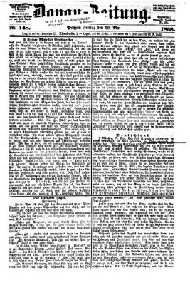 Donau-Zeitung Freitag 29. Mai 1868