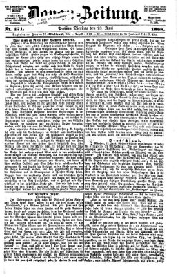 Donau-Zeitung Dienstag 23. Juni 1868