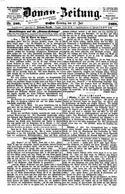 Donau-Zeitung Sonntag 12. Juli 1868