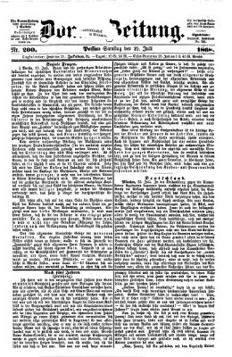 Donau-Zeitung Samstag 25. Juli 1868