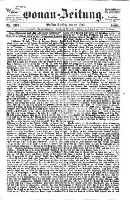 Donau-Zeitung Dienstag 28. Juli 1868