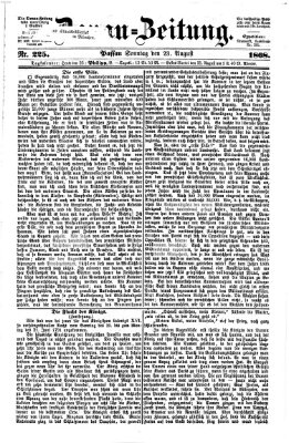 Donau-Zeitung Sonntag 23. August 1868