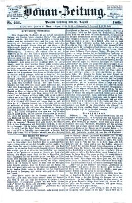 Donau-Zeitung Sonntag 30. August 1868