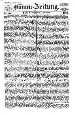 Donau-Zeitung Donnerstag 3. September 1868