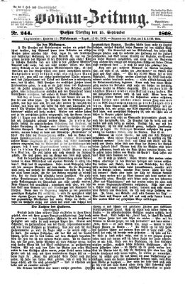 Donau-Zeitung Dienstag 15. September 1868