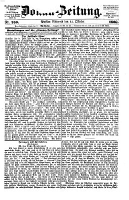 Donau-Zeitung Mittwoch 14. Oktober 1868