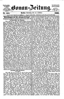 Donau-Zeitung Sonntag 18. Oktober 1868