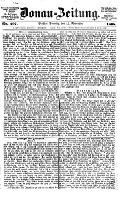 Donau-Zeitung Sonntag 15. November 1868