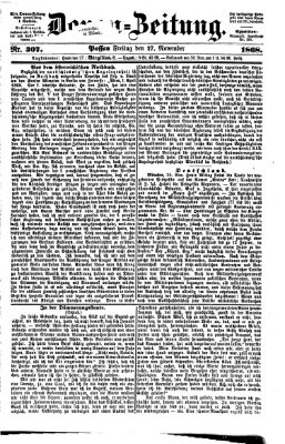 Donau-Zeitung Freitag 27. November 1868