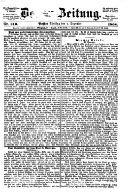 Donau-Zeitung Dienstag 1. Dezember 1868